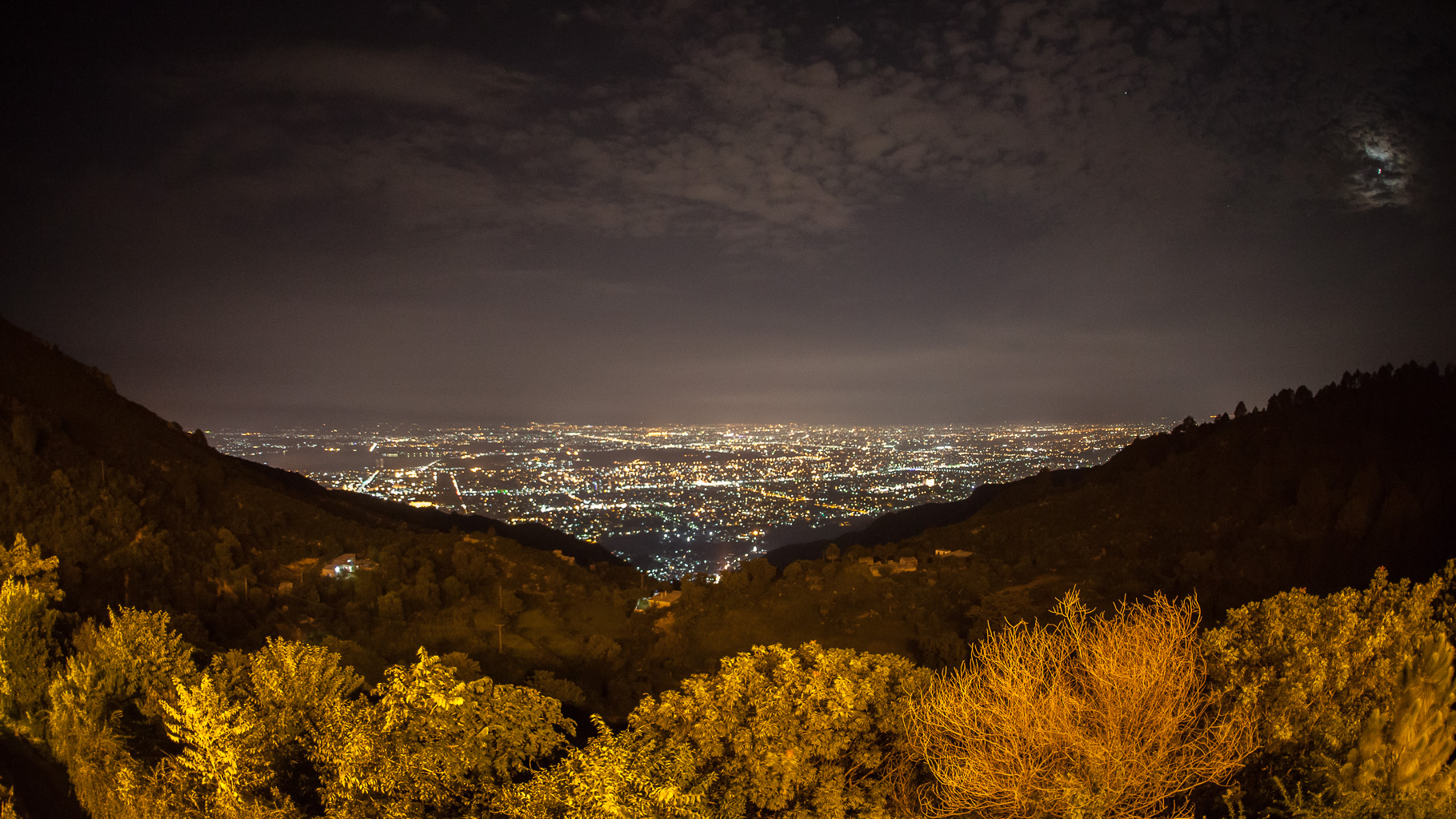 View of Islamandad from Margalla Hills